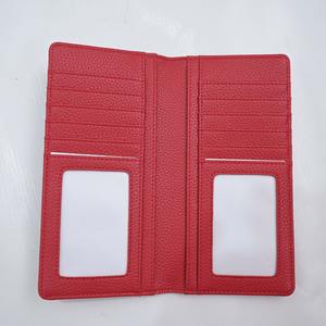 กระเป๋าสตางค์ผู้หญิงหนังแท้ยาวแบบวินเทจจุของได้มาก & ที่ใส่บัตรหนังสือเดินทางแบบรูดซิป - Product Image 4