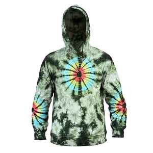 Oem venta al por mayor diseño hombres Tie Dye sudaderas con capucha nuevo servicio OEM hombres manga larga Puff impreso mejor calidad lavable sudaderas con capucha para hombres - Product Image 5