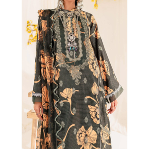 Prima de alta calidad bordado completo mujeres césped y algodón vestido conjuntos venta al por mayor fábrica algodón Shalwar Kameez conjunto OEM mantenido - Product Image 3
