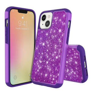 เคส iPhone 13 6.1 นิ้ว iPhone 14 6.1 นิ้ว ใช้ได้กับ iPhone 16E/17E รุ่น Bling สีม่วง - Product Image 1