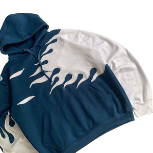 Sudadera con capucha de llama mezclada de algodón 2025 para hombre, sudaderas con capucha de alta calidad para hombre, ropa de calle al por mayor, sudaderas con capucha multicolores Unisex - Product Image 2