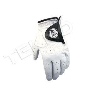 Logo Design Golf Gloves Breathable Genuine Cabretta Leather for Sports New Arrival Adult Wear - Product Image 3
