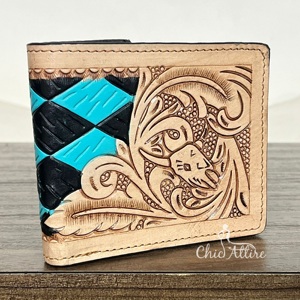 Portefeuille en cuir de vache véritable de qualité supérieure 2025, portefeuille en cuir véritable avec outillage artisanal, porte-cartes d'identité, porte-monnaie, portefeuille à rabat - Product Image 1