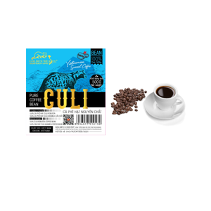 เมล็ดกาแฟ culi Robusta คั่วกลาง100% เกรดพรีเมี่ยมจาก hucafood เวียดนาม C7สีทอง - Product Image 4