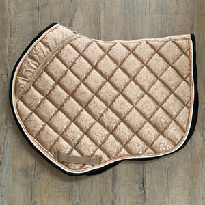 Venta al por mayor Bareback para montar a caballo Show Jumping Performance Equipment Saddle Pad Glitter All Polycotton - Product Image 6