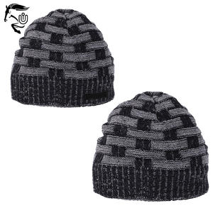 Gorro Jacquard 100% de lana para invierno, nueva moda, gorro de punto con estampado de logotipo personalizado, precios al por mayor, ropa para exteriores, venta de gorros estampados - Product Image 2