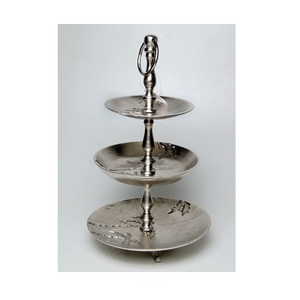 New Arrival Stainless Steel Bakeware <b>Cake</b> Tools <b>3</b> <b>Tier</b> Metal <b>Cake</b> <b>Stand</b> Hanging Hook Gray Matte - Product Image 4