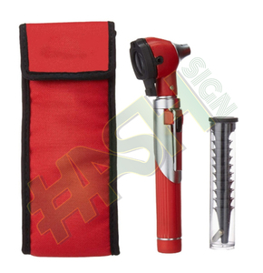 Premium Mini Plastic Fiber Optic LED <b>Otoscope</b> Medical Diagnostic Examination Set Manual Illumination Batteries Included CE - Product Image 3