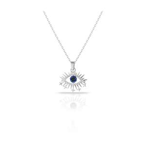 Azuris Collier Evil Eye en argent sterling 925 fabriqué en Turquie - Product Image 4