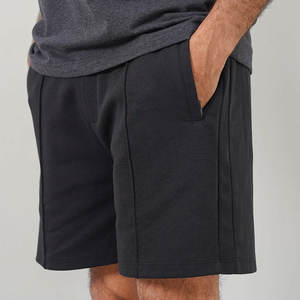 กางเกงขาสั้นผ้าคอตตอนสำหรับผู้ชายรุ่นเฮฟวีเวตฟอกสีซีดซีดจางมีโลโก้ตามสั่งคุณภาพสูง - Product Image 3