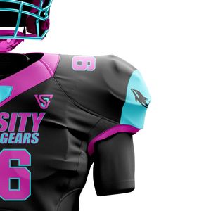 Uniforme de fútbol americano para hombres, conjunto de pantalones de Jersey personalizados, aparejos transpirables, sarga, ropa deportiva duradera, kit de entrenamiento profesional - Product Image 6