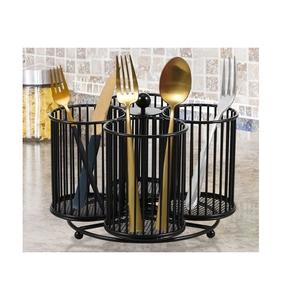 High quality 3 section galvanized <b>cutlery</b> holder fabulous design home decor tableware <b>cutlery</b> <b>stand</b> from wholesale suppliers - Product Image 6