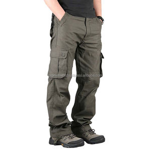 2023 printemps hommes Cargo pantalon personnalisé surdimensionné hommes pantalon décontracté coton multi-poches personnalisé Cargo pantalon - Product Image 4