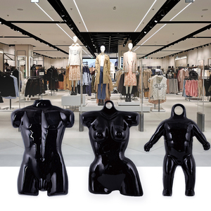 Maniquí femenino de medio cuerpo, pantalla de ropa - Product Image 1