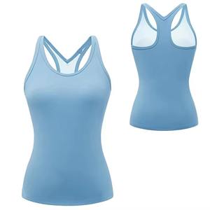 Camiseta Deportiva sin Mangas para Mujer OEM, Chaleco Deportivo Premium, Camiseta de Gimnasio Personalizada, Tejido que Absorbe la Humedad - Product Image 2