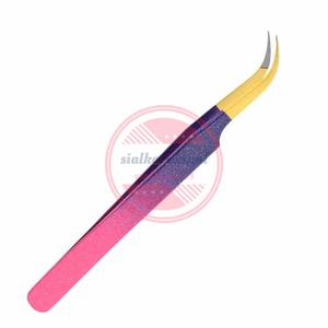 Pince à épiler pour extension de cils Pince à épiler en acier inoxydable de haute qualité pour salon - Product Image 4