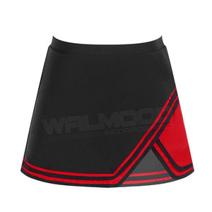 Uniformes de animación juvenil, ropa de baile personalizada, Color rojo y negro, uniforme de actuación de baile de porristas - Product Image 6