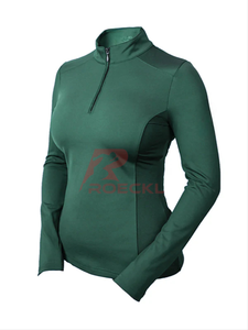 Mujeres que absorben la humedad, diseño ligero y cómodo, top de equitación, tela elástica transpirable, elegante, atlético, ecuestre - Product Image 2