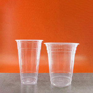 Quang Quan Ready to Ship Disposable PP <b>Plastic</b> <b>Cups</b> 95mm 16/24oz <b>Plastic</b> <b>Cup</b> for Coffee Tea Beer Juice Bubble Tea Milk Beverages - Product Image 2