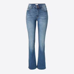 Pantalon en jean extensible pour femme Speedy Industry, design vintage rétro, coupe ample, effet push-up, taille haute, décontracté, grande taille, hiver - Product Image 1