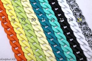 Chaîne murale décorative en résine époxy faite à la main, accent artistique de luxe, chaîne murale en résine époxy contemporaine, installation décorative - Product Image 3