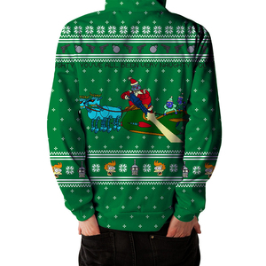 Fait sur mesure décontracté Noël pull à capuche hiver thermique Streetwear pour grande taille pour l'hiver noël bases coton mélangé - Product Image 3