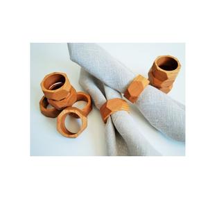 Anneaux de serviette en bois faits à la main élégants, parfaits pour les repas quotidiens, les occasions spéciales, les rassemblements festifs et les maisons - Product Image 4