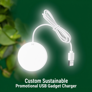 Caricabatterie USB Promozionale Sostenibile Personalizzato - Product Image 3