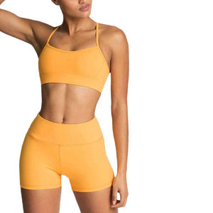 Ensemble de shorts et hauts de yoga grande taille pour femmes respirant taille élastique entraînement de fitness confortable pour vêtements de sport de gymnastique - Product Image 4