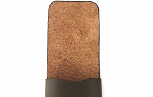 Cartera de cuero genuino minimalista con logotipo personalizado de alta calidad, ranura vertical ligera para recibos de facturas, corto directo de fábrica - Product Image 6