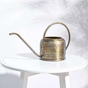 Red Galvanized <b>Iron</b> Metal <b>Water</b> Cans 1.8L Eco-Friendly for Home & Garden Watering Flower Holders Handicrafts - Product Image 3