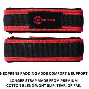 Correas de algodón para levantamiento de pesas hechas a medida, correas de algodón cómodas hechas a mano en Pakistán - Product Image 4