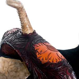 เบาะรองนั่งรถแข่งทรงกระบอกแบบตะวันตกคุณภาพสูงทำจากหนังไฟเบอร์กลาสปรับแต่งต้นไม้ได้และสะดวกสบาย - Product Image 3