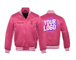 Chaqueta Varsity para hombre Esencial de moda de invierno con mangas completas y dobladillo de punto acanalado frontal abotonado para Chicago para diseño de toros - Product Image 4