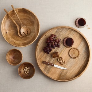 Plateau de service rond Grove de Salisbury & Co 50x6cm - Product Image 1