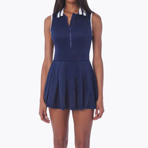 ชุดลูกเทนนิสแบบแห้งเร็วเซตกระโปรงเล่นกีฬาปรับแต่งได้ชุดเล่นเทนนิสน้ำหนักเบาเสื้อผ้าเล่นกีฬาออกแบบได้ตามต้องการ - Product Image 3