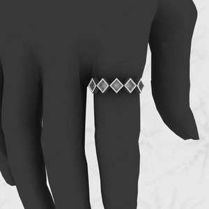 Top Selling 925 Sterling Silver 4mm Rhombus Setting Adjustable <b>Ring</b> <b>Resin</b> Ashes Work Good Breastmilk Fine Jewelry Keepsake - Product Image 5