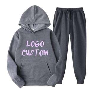 Conjunto de Sudadera con Capucha de Forro Polar 100% Algodón para Hombre, Resistente al Viento, Ecológico, con Logotipo Personalizado, Impresión Serigráfica, Transpirable, Informal - Product Image 5