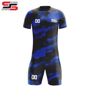 Conjuntos de uniformes de fútbol personalizados de alta calidad Unisex OEM verano invierno fútbol Jersey Kit fábrica al por mayor ropa de fútbol - Product Image 1