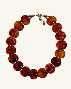 Collar de Ángel de Resina Único, Negro, Hecho a Mano, Regalo de Moda con Cadena y Colgante para Suéter - Product Image 3