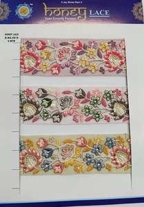 ผ้าลูกไม้ปักลายดอกไม้หลากสีสำหรับเสื้อผ้าและเดรสผ้าลูกไม้ปักลายดอกไม้หลากสีสำหรับตัดเย็บเสื้อผ้า - Product Image 5