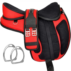 Nuevo 2025 Sillines de caballo personalizados de alta calidad Sillín de equitación de carreras con diseño personalizado - Product Image 5