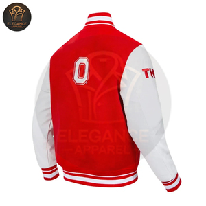 Noir jaune contraste couleur bon fournisseur nouveauté produit 2025 avec des patchs brodés coupe ample Baseball Varsity vestes - Product Image 3