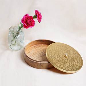 Home And Kitchen Table Ware Wood Chapati <b>Storage</b> <b>Box</b> With Wooden Lid High Standard Quality Wooden Chapati <b>Box</b> Eco Friendly - Product Image 4