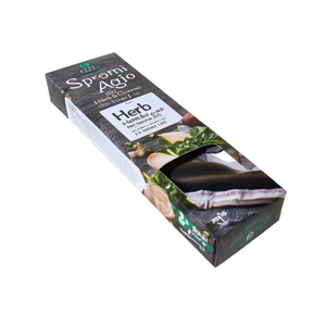 Spremi Aglio Acciaio (20x6cm) Twist Cromo E Nero 1703 Herramienta para Hierbas y Especias - Product Image 2