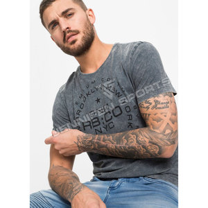 T-shirt imprimé personnalisé avec logo, de haute qualité, léger, respirant, séchage rapide, délavé à l'acide, vente en gros, T-shirt à manches courtes pour hommes - Product Image 5