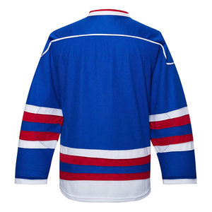 Maillots de hockey sur glace à sublimation personnalisée 100% polyester, maillot de hockey sur glace respirant, logo brodé, maillot de hockey personnalisé - Product Image 6