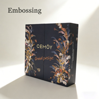 Boîtes en carton de luxe avec feuille d'or personnalisée, emballage premium, boîtes magnétiques, emballage exclusif pour produits, boîte pour soins de la peau