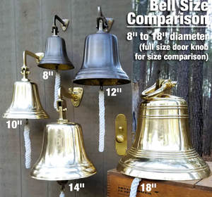 Cloche de navire suspendue en laiton coustmized - Product Image 4