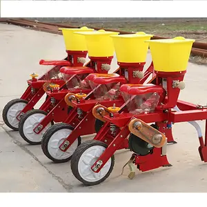 Buy Quality Agricultural Maize Seeder Drill 4 Rows Maize Planter With Fertilizer Corn Seeder For Tractor